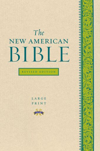 The New American Bible, Large Print book cover