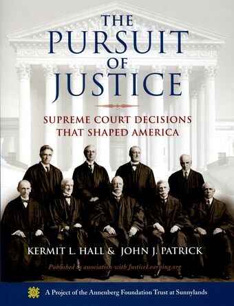 The Pursuit of Justice book cover