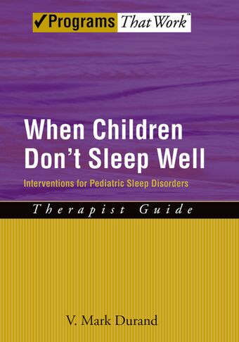 When Children Don't Sleep Well book cover