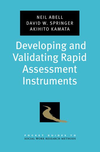 Developing and Validating Rapid Assessment Instruments book cover