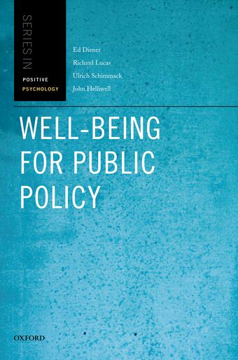 Well-Being for Public Policy book cover