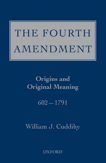 The Fourth Amendment book cover