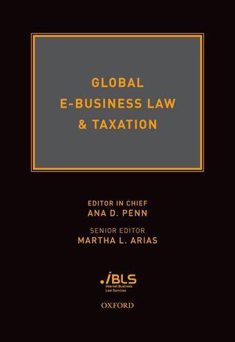 Global E-Business Law and Taxation book cover