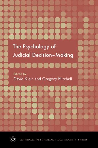 The Psychology of Judicial Decision Making book cover