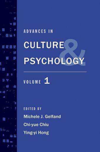 Advances in Culture and Psychology book cover