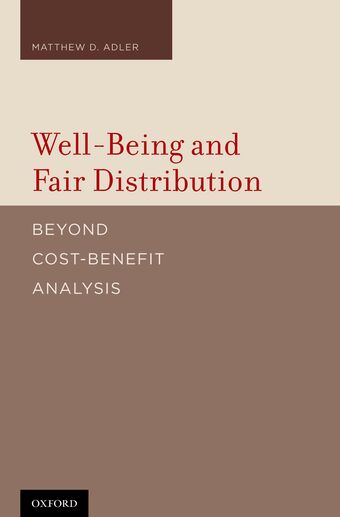 Well-Being and Fair Distribution book cover