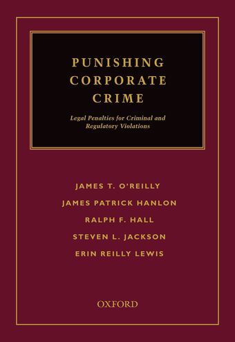 Punishing Corporate Crime book cover