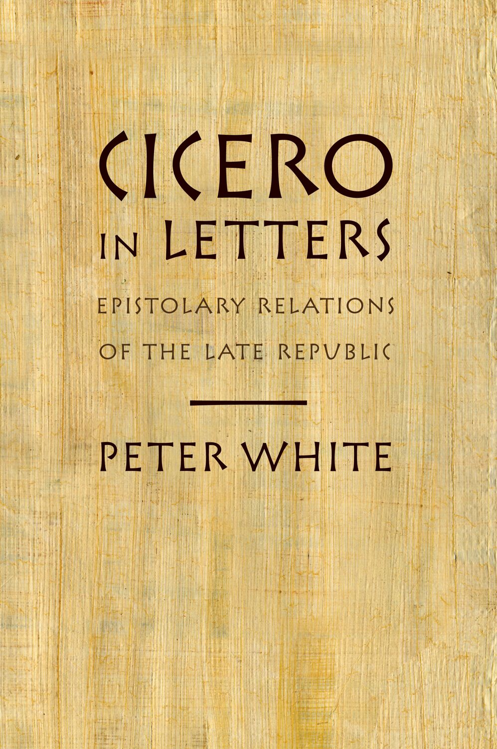 Cicero in Letters book cover