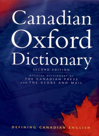 The Canadian Oxford Dictionary book cover