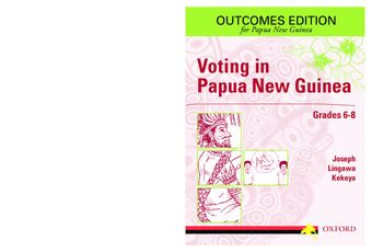 Voting In Papua New Guinea Grades 6-8 book cover