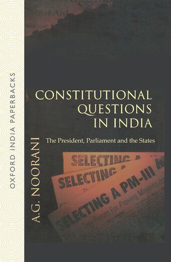 Constitutional Questions in India book cover