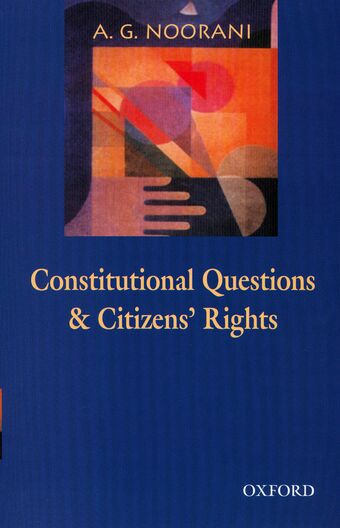 Constitutional Questions and Citizens Rights book cover