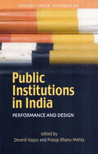 Public Institutions in India book cover