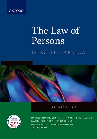 The Law of Persons in South Africa book cover