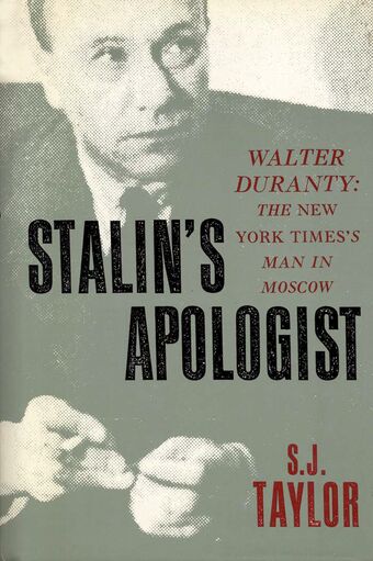 Stalin's Apologist Walter Duranty book cover