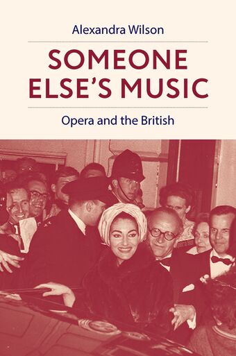 Someone Else's Music Opera and the British book cover