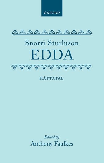 Edda Hattatal Snorri Sturluson book cover