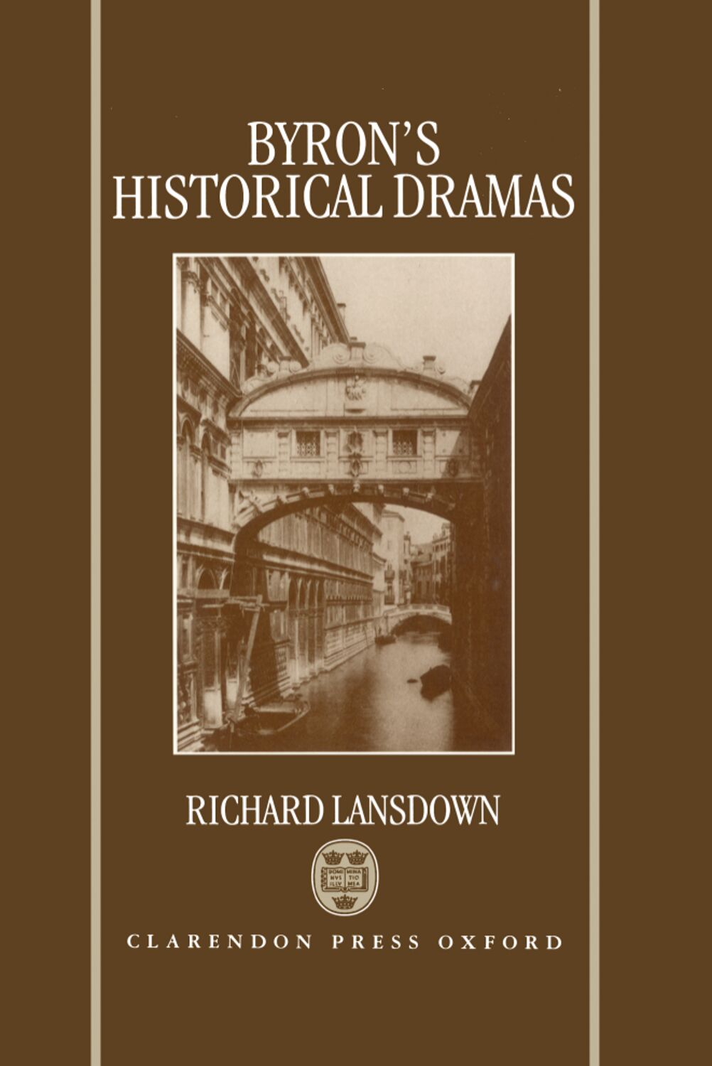 Byron's Historical Dramas book cover