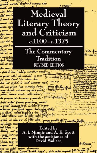 Medieval Literary Theory and Criticism c.1100-c.1375 book cover