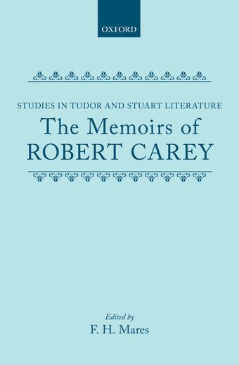 The Memoirs of Robert Carey book cover