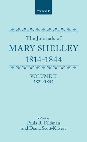 The Journals of Mary Shelley book cover