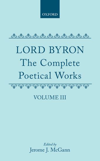 The Complete Poetical Works, Volume 3 book cover