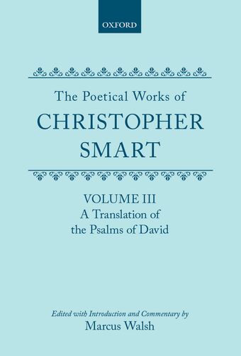 The Poetical Works of Christopher Smart: Volume III book cover