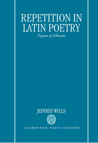 Repetition in Latin Poetry book cover