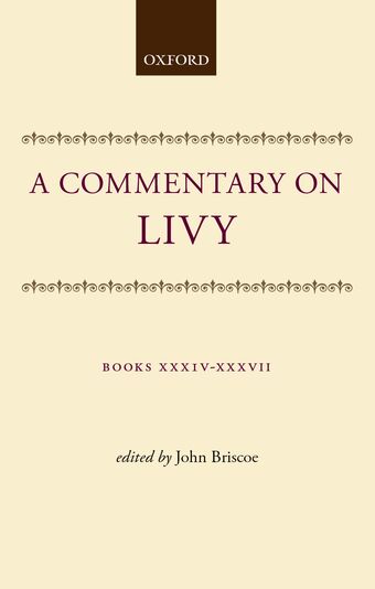 A Commentary on Livy: Books XXXIV-XXXVII book cover