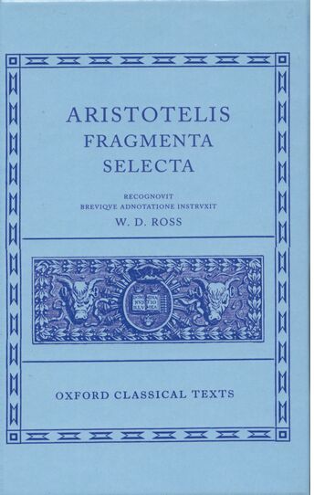 Fragmenta Selecta book cover
