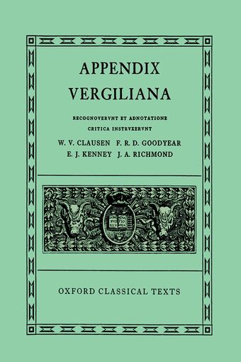 Appendix Vergiliana book cover