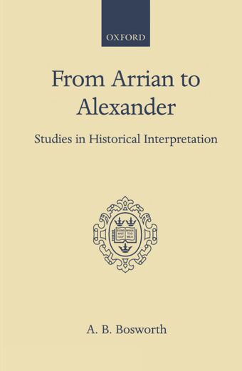 From Arrian to Alexander book cover