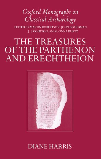 The Treasures of the Parthenon and Erechtheion book cover
