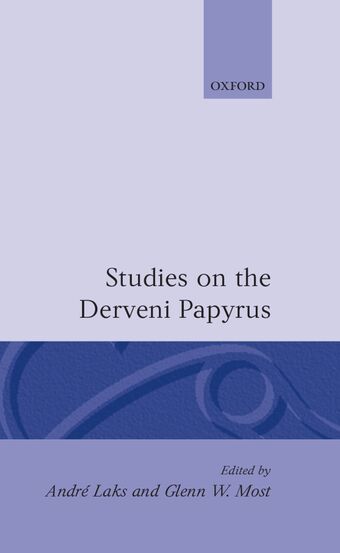 Studies on the Derveni Papyrus book cover
