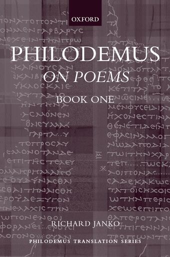 Philodemus, On Poems book cover