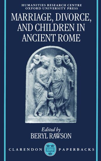 Marriage, Divorce, and Children in Ancient Rome book cover