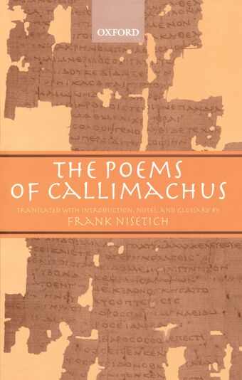 The Poems of Callimachus book cover