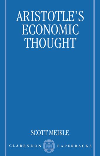 Aristotle's Economic Thought book cover