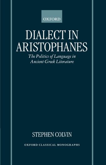 Dialect in Aristophanes book cover