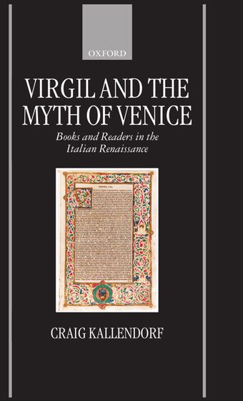 Virgil and the Myth of Venice book cover