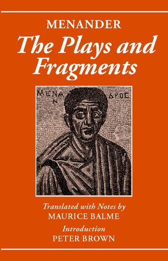 Menander book cover