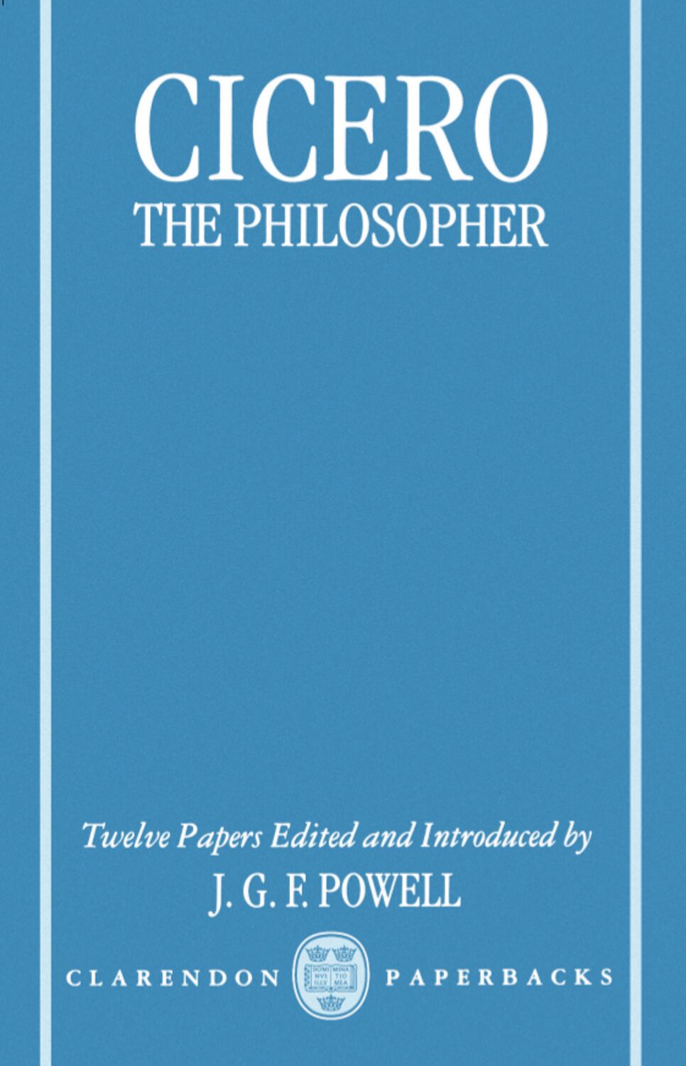 Cicero the Philosopher book cover