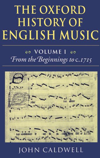 The Oxford History of English Music book cover