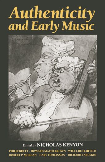 Authenticity and Early Music book cover