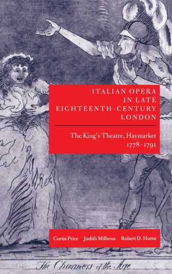 Italian Opera in Late Eighteenth-Century London book cover