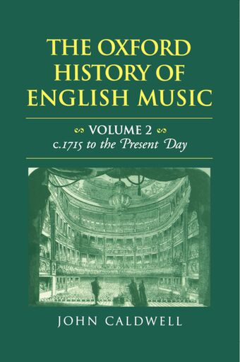 The Oxford History of English Music book cover