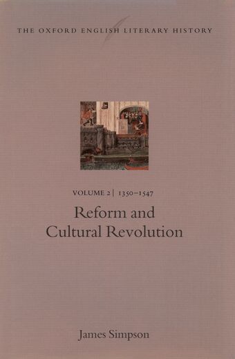 The Oxford English Literary History: Volume 2 book cover