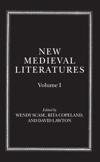 New Medieval Literatures book cover