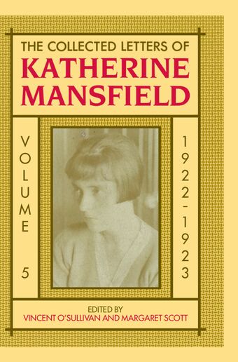 The Collected Letters of Katherine Mansfield, Volume 5: 1922 book cover