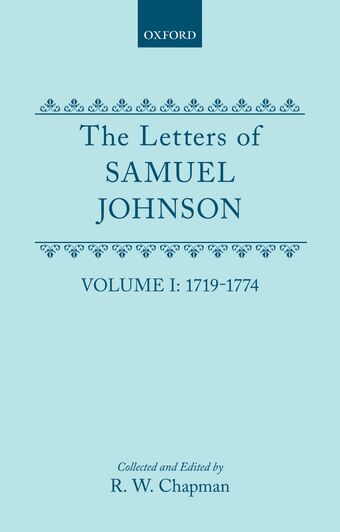 The Letters of Samuel Johnson with Mrs Thrale's Genuine Letters to Him book cover